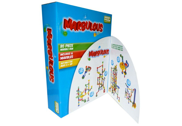 $30 for a Marbulous 80 Piece Marble Run Set (value $50)