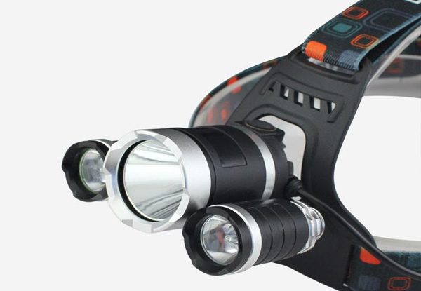 $19.90 for an Ultra-bright 3 x Cree T6 30W LED Outdoor Sports Headlight or $37.90 for Two
