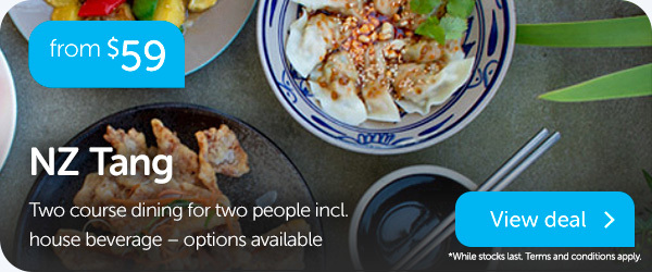 NZ Tang two-course dining for two people