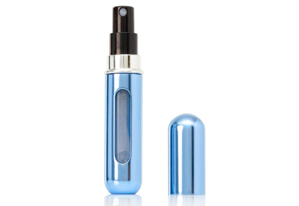 Four-Pack Portable Refillable Perfume Atomiser Bottle