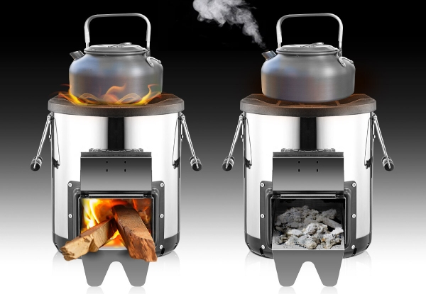Portable Stainless Steel Camping Stove