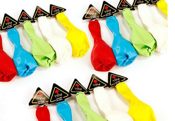 $24 for Two Packs of 20 LED Light Up Balloons in Five Mixed Colours