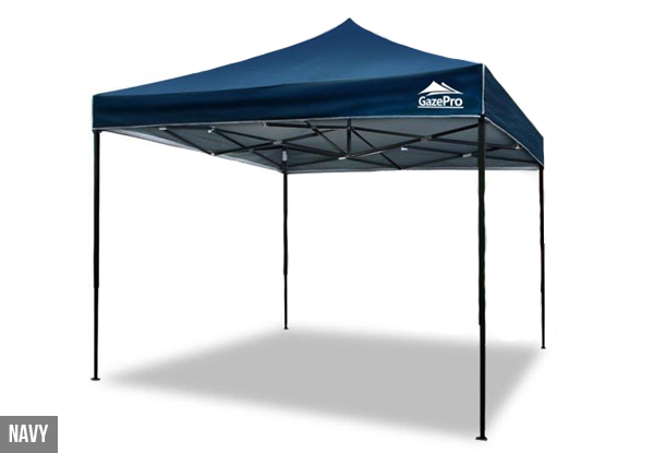 From $109 for a Heavy Duty Water-Resistant GazePro Gazebo – Three Sizes Available with Accessory Options