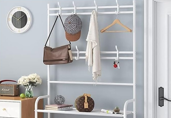 Five-Tier Storage Organiser Rack - Two Colours Available