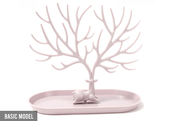 Antlers Jewellery Display Tree Holder - Available in Four Colours & Two Models
