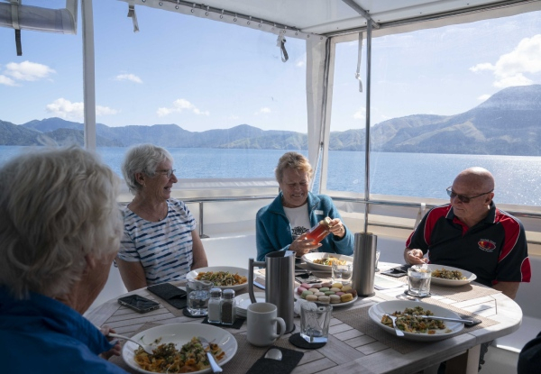 Seven-Day Discover Marlborough Sounds Expedition Cruise incl. Onboard Meals, Complimentary House Drinks, Pre/Post Cruise Transfers - Per Person Twin Share - Option for Solo Travellers - Three Dates Available
