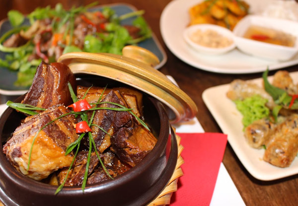 $59 for a Three-Course Vietnamese Dining for Two incl. Two Glasses of House Wine - Option for Four People Available (value up to $184)