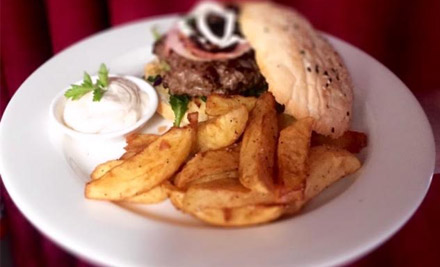 $10 for The Strong Room Burger & Fries (value $17)