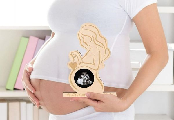 Heart Design Baby Ultrasound Photo Frame - Available in Three Colours & Option for Two-Pack