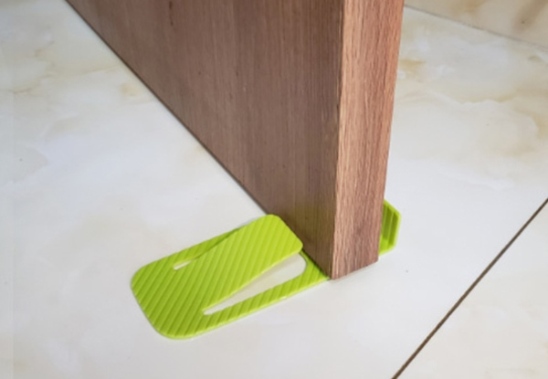 Two-Piece Plastic Safety Door Stop - Four Colours Available