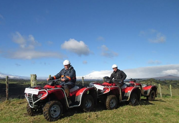$199 for a 1.5-Hour Tongariro Adventure Quad Bike Ride for Two People