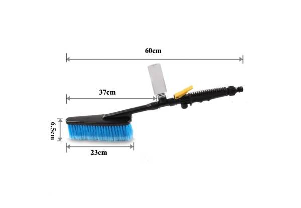 Car Washing Brush with Hose Attachment & Soap Dispenser