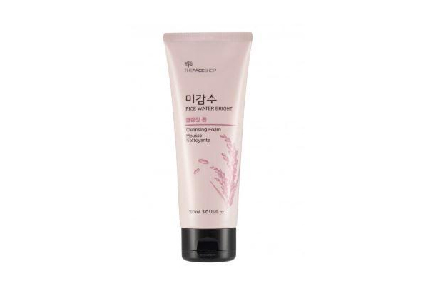 $12 for The Face Shop Rice Water Bright Cleansing Foam 150ml (Value $18)