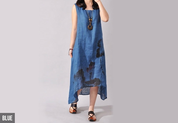 $26 for a Stunning Linen Summer Dress – Available in Four Colours