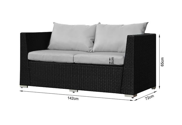 $729 for a Four Piece Rattan Outdoor Furniture Setting