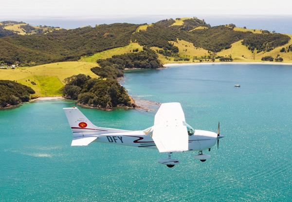 $270 for a 45-Minute Scenic Flight Over The Bay Of Islands for up to Three People (Value up to $510)