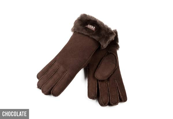 Ugg Women's Turn Cuff Gloves - Available in Two Colours & Four Sizes
