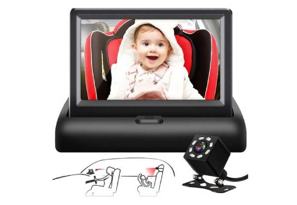 Baby Safety Car Seat Mirror HD Camera