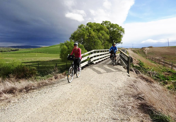 $820pp for a Four-Day/Three-Night Otago Central Rail Trail Cycle Tour (value
up to $1,295)