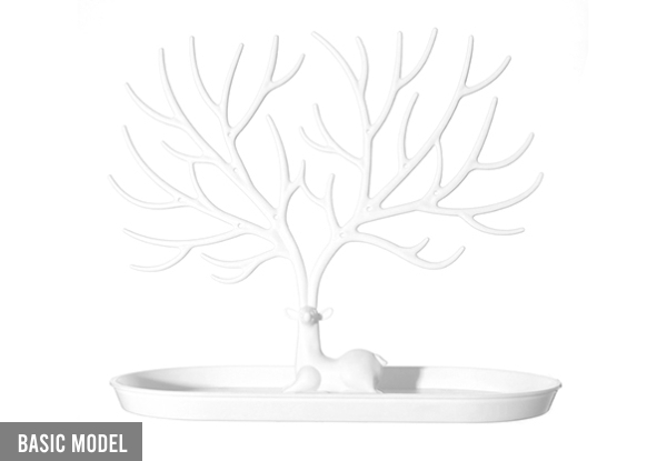 Antlers Jewellery Display Tree Holder - Available in Four Colours & Two Models