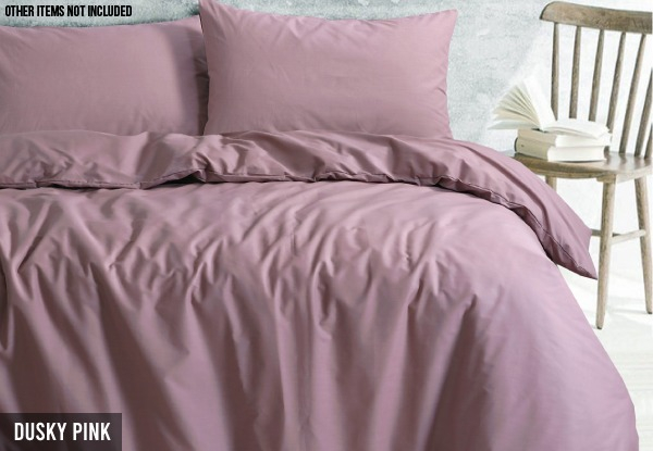 Duvet Cover Incl. Pillowcase - Six Colours & Five Sizes Available