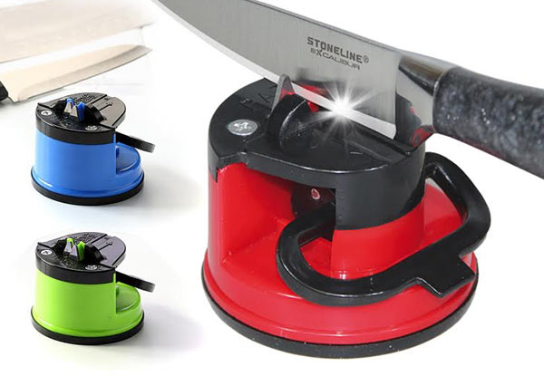 $9 for a Knife Sharpener with Secure Suction Pad with Free Shipping