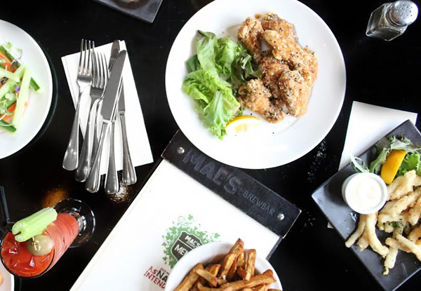 $65 for a Two-Course Lunch or Dinner for Two People incl. Glass of Wine or Beer Per Person – Options Available for Up to Six People (value up to $345)