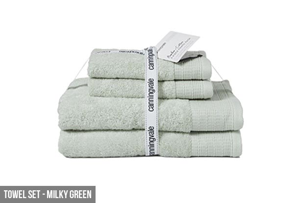 $49.95 for a Canningvale Four-Piece Bamboo Cotton Towel Set or $34.95 for a Decorative Mat incl. Nationwide Delivery (value up to $164.95)