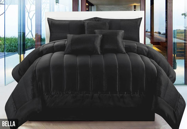 $95 for a Seven-Piece Comforter Set – Three Styles Available