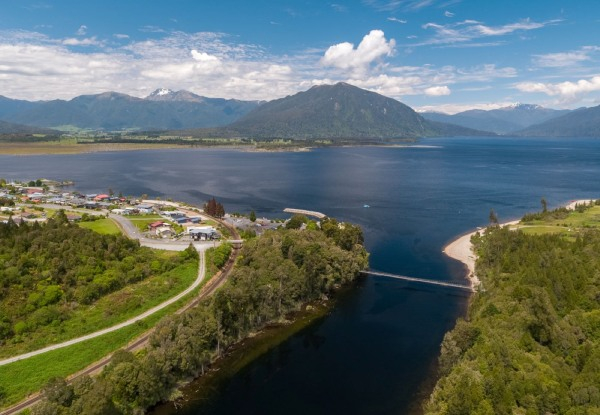 Four-Star, Lake Brunner West Coast Escape for Two People in a Lake-View Studio Suite incl. Continental Breakfast, Late Check-Out & Free Parking - Option to incl. Wood Fired Hot Tub & Up to Two Nights Available