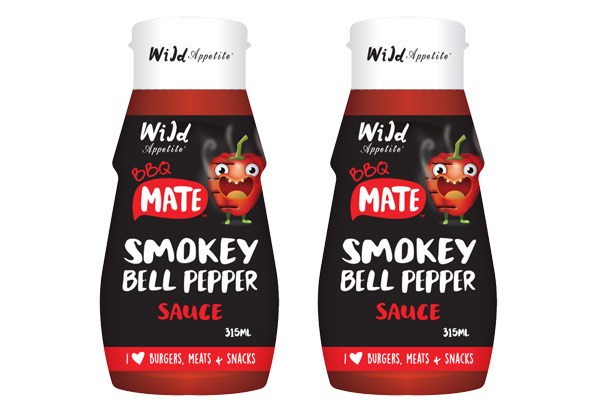 $6.90 for Two Bottles of BBQ Mate Smokey Bell Pepper Sauce (value up to $11.50)