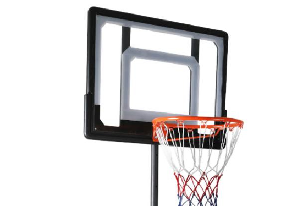 Adjustable Height Basketball Hoop Stand with Backboard