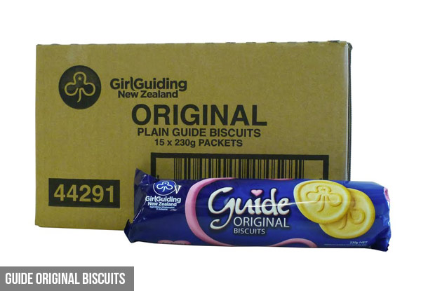 From $52.50 for a Case of GirlGuiding NZ Guide Biscuits - Three Options Available