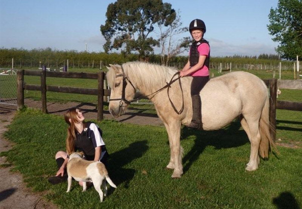 $59 for a Full-Day School Holiday Activity Programme incl. Horse Riding, Pony Grooming, Games, Swimming & Activities (value up to $95)