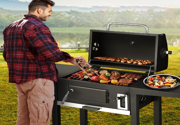 Portable Outdoor Charcoal BBQ Set