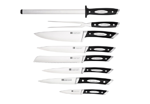 $319 for a Scanpan Classic Forged Nine-Piece Knife Block Set (value $699)
