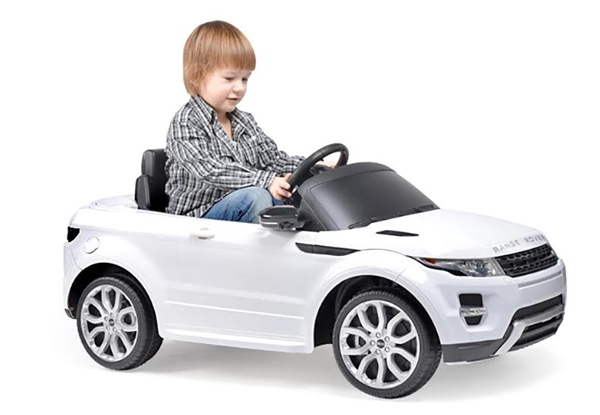 $349 for a 1:4 Range Rover Evoque Ride On Car – Available in Three Colours