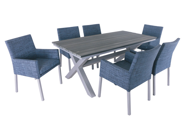 $2,019 for an Excalibur Seychelles Seven-Piece Outdoor Dining Setting with Free Shipping (value $3,499)