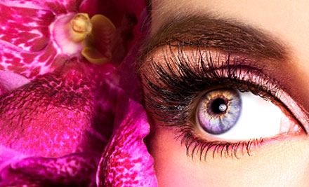 $45 for a Set of Cleopatra Eyelash Extensions & an Eyebrow Shape (value up to $75)