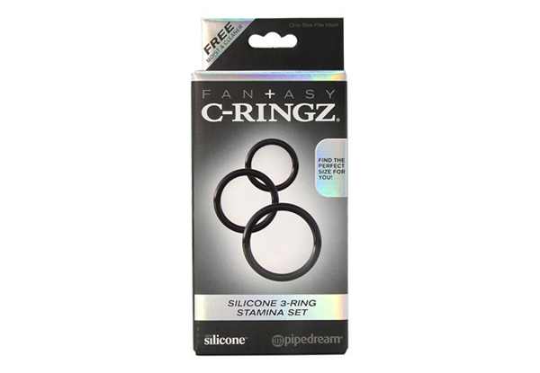 $15 for a Fantasy C-Ringz Silicone Three-Ring Stamina Set for Him (value $39.99)