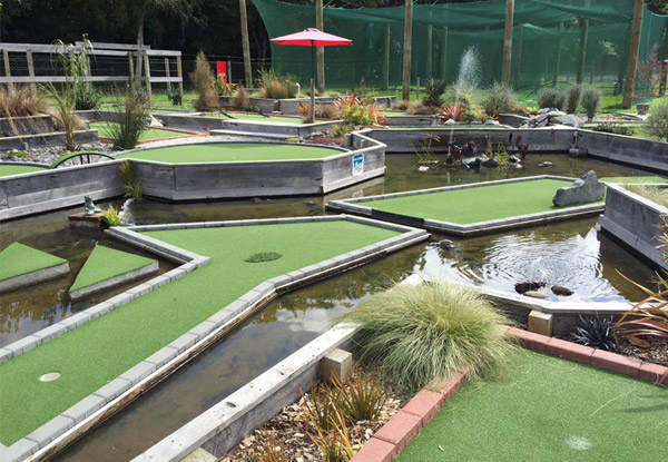 From $7 for a Round of Mini Golf Incl. Your Choice of an Espresso Coffee, Hot Chocolate or Cold Drink (value up to $16)