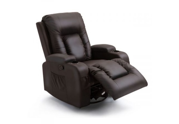 Electric Recliner Massage Rocking Armchair - Two Colours Available