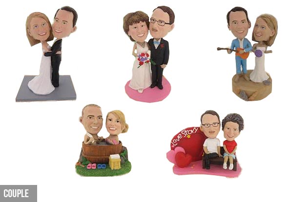 $59 for a Custom Made Personalised Bobblehead – Delivery Charge Applies