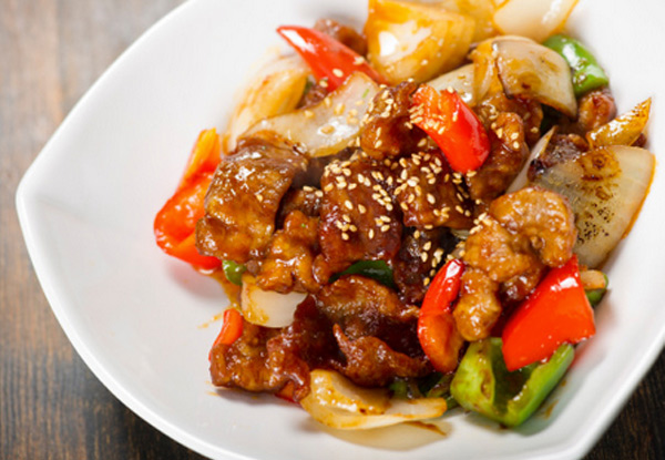 $50 for Roast Duck or Pork Belly to Share with Two Main Meals & Two Drinks (value up to $102)