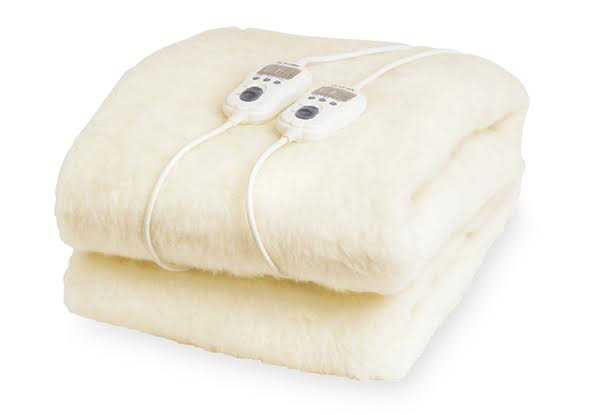 From $169.99 for a Goldair 100% NZ Wool Top Electric Blanket – Available in King or Super King (value up to $549)