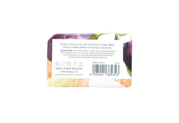 Three-Pack Linden Leaves Amber Fig Cleansing Bars