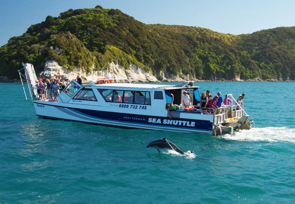 $45 for a Full Scenic Cruise from Kaiteriteri to Totaranui for One Adult & One Child (value up to $114)