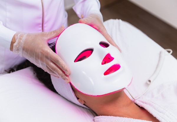 One Session of Hydra Dermabrasion Including  LED Mask - Option For Two Sessions