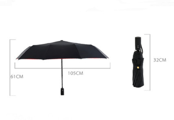Automatic Portable Travel Umbrella - Three Colours Available