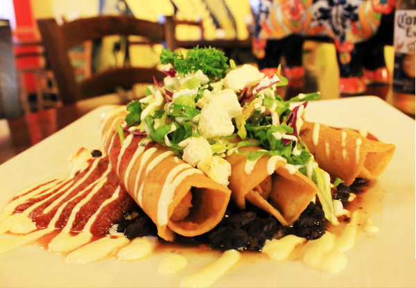 $45 for a Mexican Dining Experience for Two incl. One Sharing Plate of Entrees, Two Main Meals & Two Beers or Wines – Options for up to Six People – Valid at Both Newtown & Cuba Street Restaurants (value up to $264)